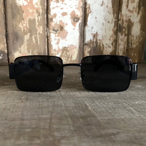 Sunglasses Black Square UV 400 - Phoenix Menswear
