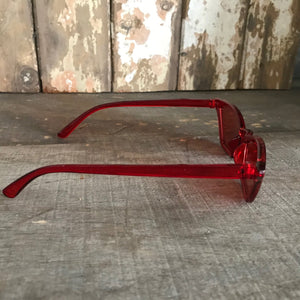 Sunglasses Cat Eye Red UV 400 - Phoenix Menswear