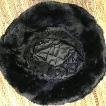 Load image into Gallery viewer, Supersoft Furry Bucket Hat Black Winter Warm One Size - New - Phoenix Menswear