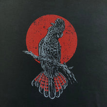 Load image into Gallery viewer, T Shirt - Black Cockatoo 100% Cotton - Hand printed in Australia - Phoenix Menswear