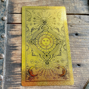 Tarot Card Deck Gold Foil Waterproof Divination Deck & Guide Book - Phoenix Menswear