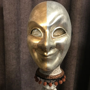 Theatrical Mask Gold & Silver - Phoenix Menswear