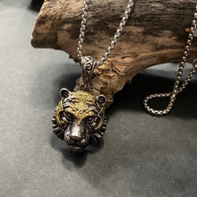 Load image into Gallery viewer, Tiger Pendant on Chain - Phoenix Menswear