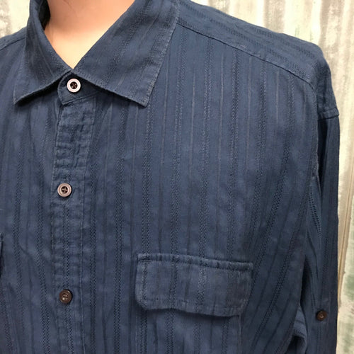 Tommy Bahama Blue Linen L/S Shirt Preloved Sz XL - OOAK - Phoenix Menswear