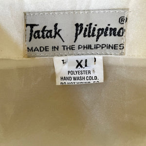 Traditional Filipino Barong Tagalog L/S Shirt Sz XXL - OOAK - Phoenix Menswear