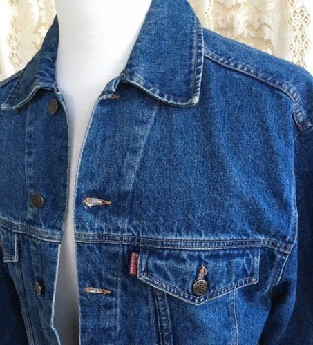 Vintage 1980's Denim Jacket Sz M - OOAK - Phoenix Menswear