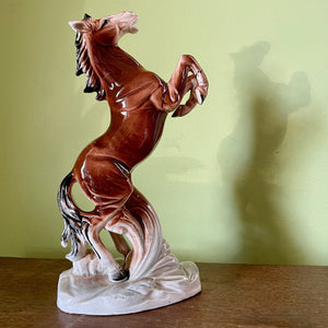 Vintage Ceramic Horse Figurine - OOAK - Phoenix Menswear
