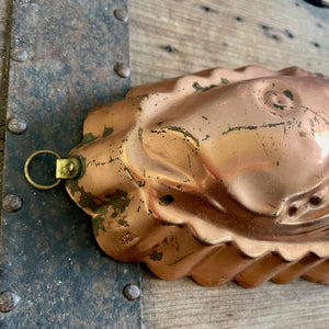 Vintage Copper Fish Mold Large - OOAK - Phoenix Menswear