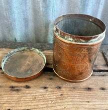 Load image into Gallery viewer, Vintage Copper Tin Round - OOAK - Phoenix Menswear