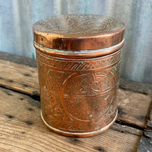 Load image into Gallery viewer, Vintage Copper Tin Round - OOAK - Phoenix Menswear