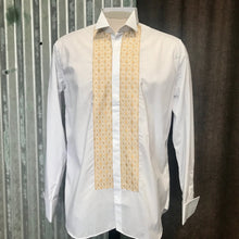 Load image into Gallery viewer, Vintage Deadstock 1970&#39;s Cotton L/S Dress Shirt Embroidery Sz M - OOAK - Phoenix Menswear