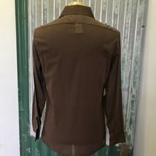 Load image into Gallery viewer, Vintage Deadstock 1970&#39;s Cotton L/S Shirt Brown Embroidered Horseman Sz M - OOAK - Phoenix Menswear