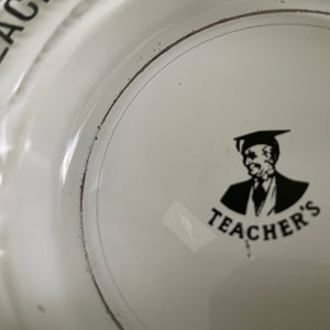 Vintage Glass Ashtray Teachers Scotch - OOAK - Phoenix Menswear
