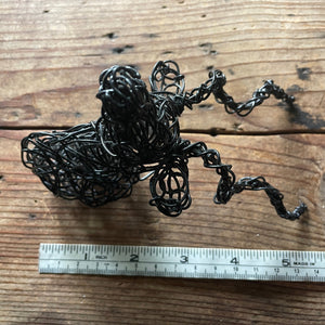 Vintage Handmade Wire Deer Head Wall Mounted Figure - OOAK - Phoenix Menswear