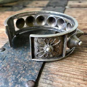 Vintage Hilltribe Silver Bracelet 1960's - Boxed - OOAK - Phoenix Menswear