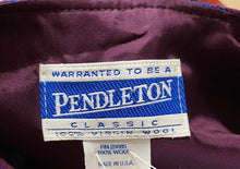 Load image into Gallery viewer, 1970&#39;s Vintage Pendleton 100% Wool Vest in Purple Sz M - OOAK - Phoenix Menswear