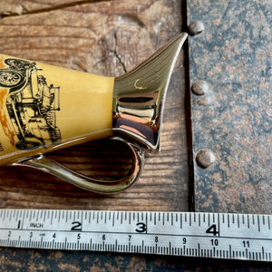 Vintage Rolls Royce Collectable Ceramic Pale Yellow & Gold Small Jug - OOAK - Phoenix Menswear