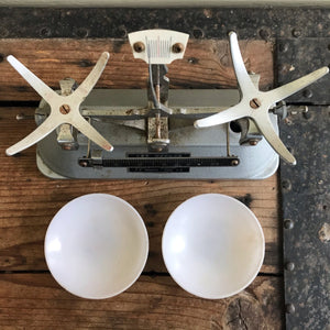 Vintage Shanghai Tricle Brand Table Balance Beam Scale - OOAK - Phoenix Menswear