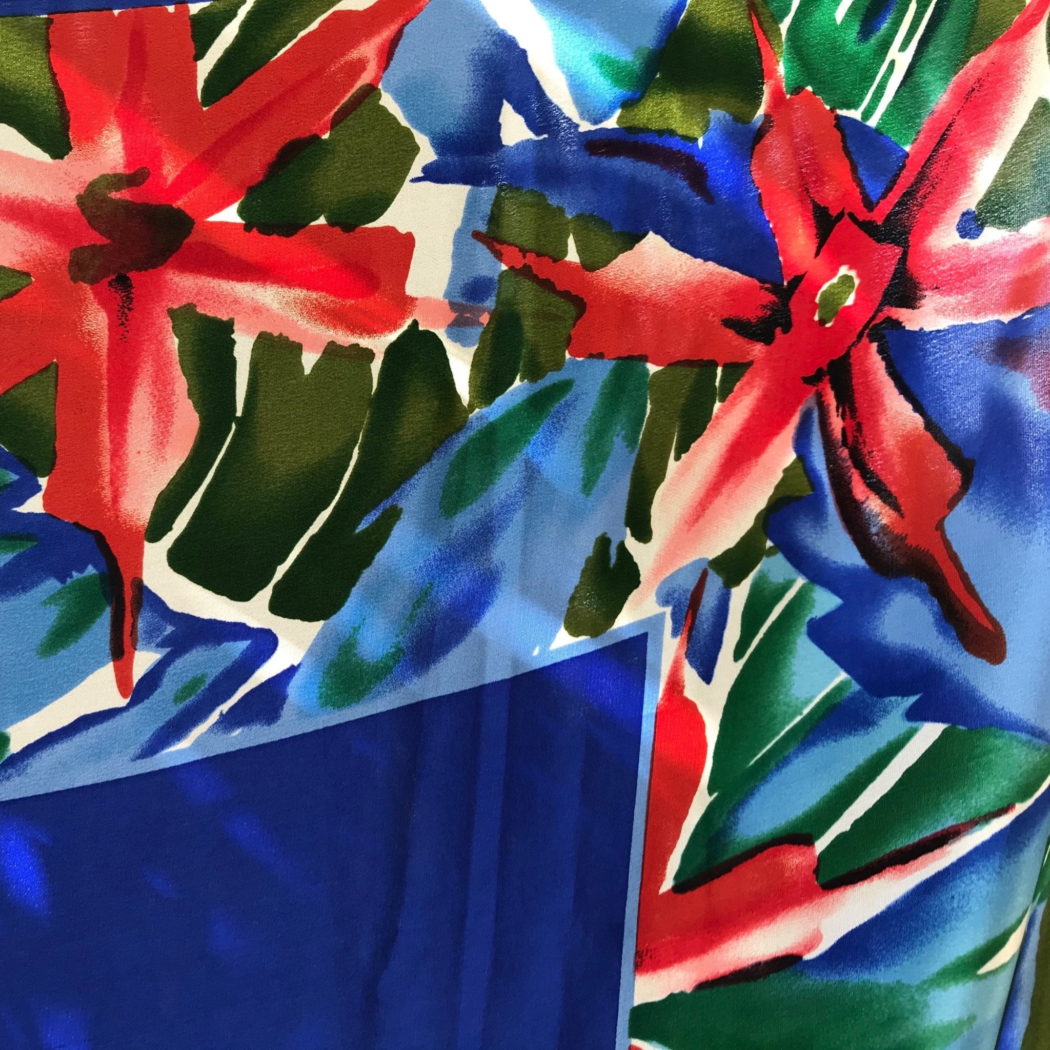 Anne klein scarf silk floral discount