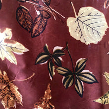 Load image into Gallery viewer, Vintage Silk Scarf Fall Leaves - Square - OOAK - Phoenix Menswear