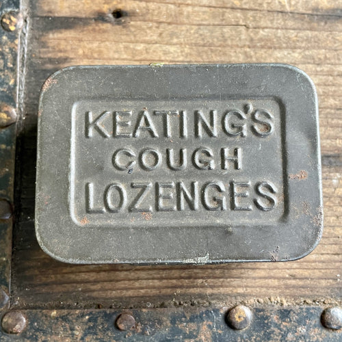 Vintage Silver Tin 'Keating's Cough Lozenges' - OOAK - Phoenix Menswear
