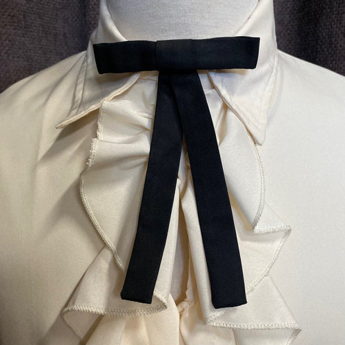 Vintage Skinny Bow Tie in Black - OOAK - Phoenix Menswear