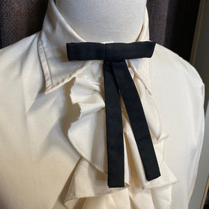 Vintage Skinny Bow Tie in Black - OOAK - Phoenix Menswear