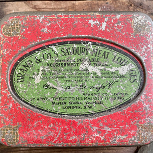 Vintage Tin - Brand & Co's Savoury Meat Lozenges - OOAK - Phoenix Menswear