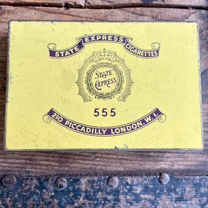 Vintage Tin 'State Express, Piccadilly London' - OOAK - Phoenix Menswear
