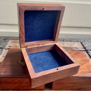 Vintage Wooden Box Brass Anchor Marine Boating Yacht One piece only - OOAK - Phoenix Menswear