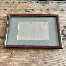 Load image into Gallery viewer, Vintage Wooden Rectangular Picture Frame with Matboard - OOAK - Phoenix Menswear