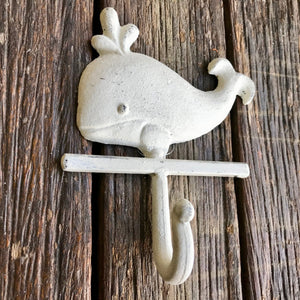 Whale Wall Hook - Cast Iron - Phoenix Menswear