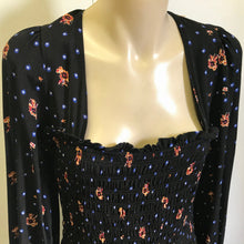 Load image into Gallery viewer, Women&#39;s Free People Floral Dress with Rouged Waist &amp; Puffed Sleeves Sz M - OOAK - Phoenix Menswear