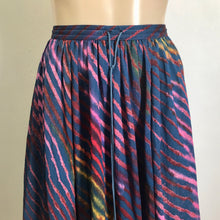 Load image into Gallery viewer, Women&#39;s Free People Long Skirt Diagonal Stripes Purple Sz L - OOAK - Phoenix Menswear