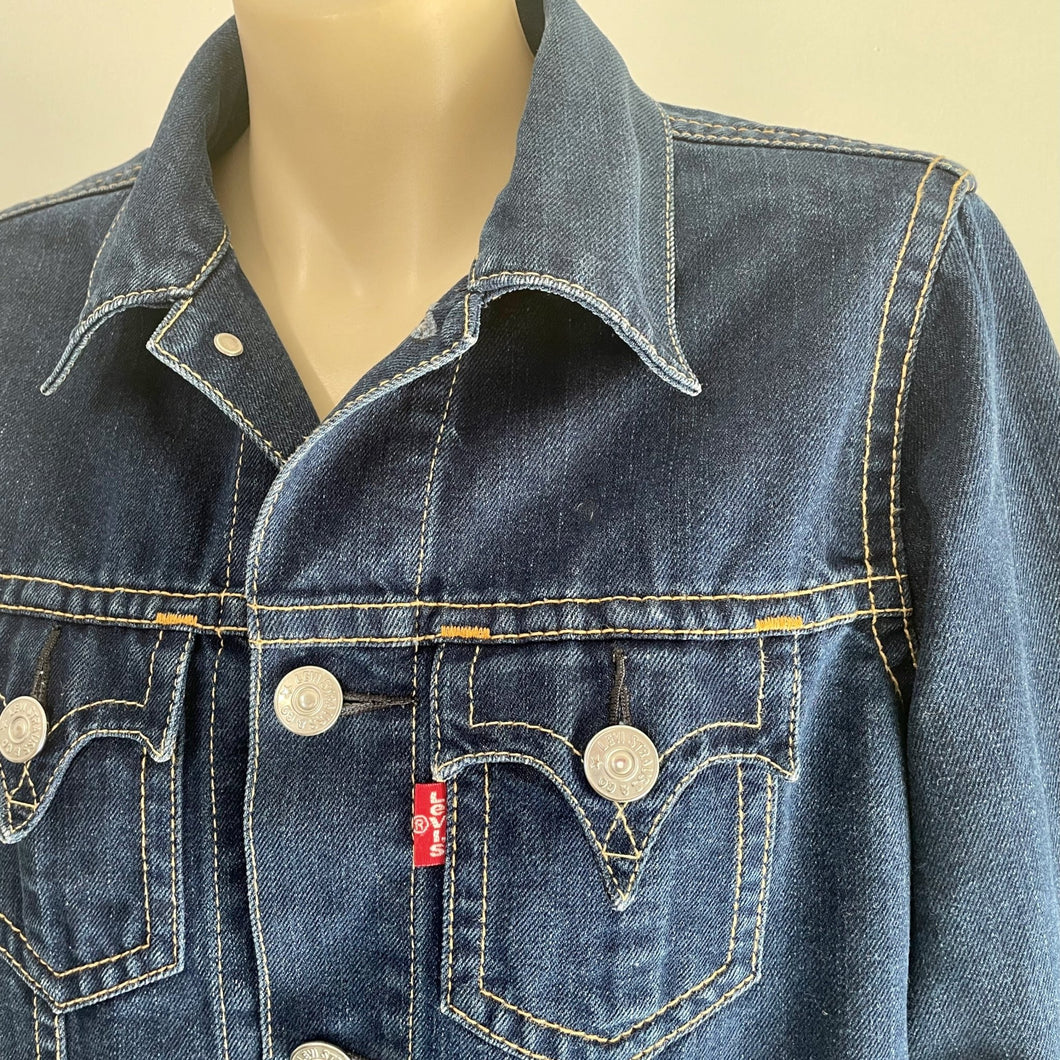 Women's Vintage Levis Blue Denim 'Type 1 Iconic' Jacket Sz L