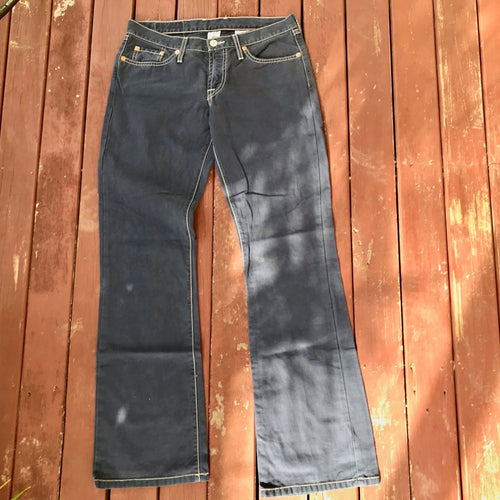 Women's Vintage Lucky Brand Bootcut Jeans in Dark Navy Blue Sz 28 - OOAK - Phoenix Menswear